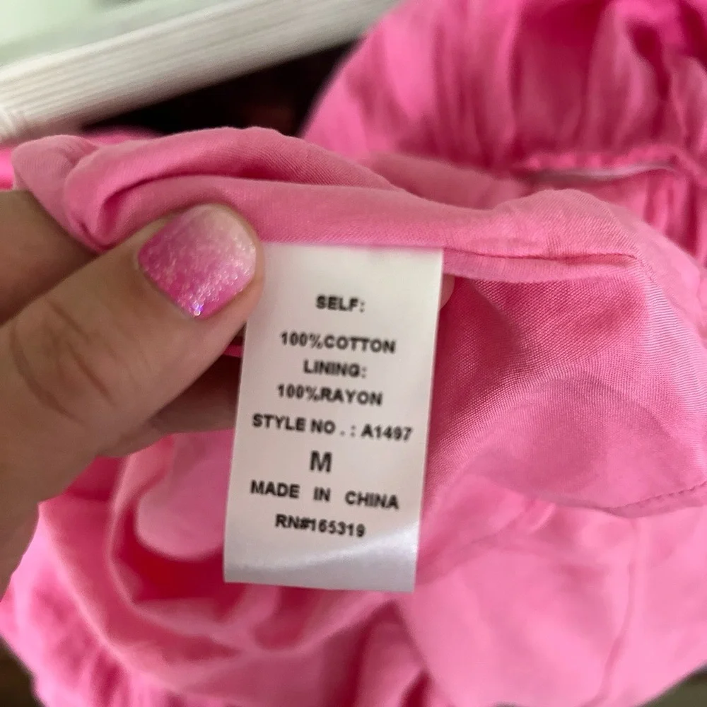 NWT Day+Moon Dress Babydoll Pink Oversized Medium - Picture 9 of 9